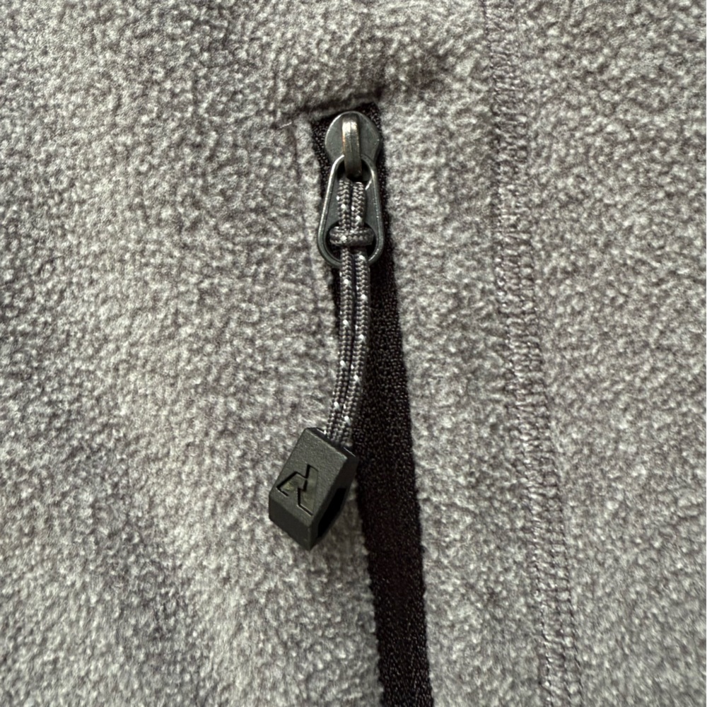 Eddie Bauer First Ascent Vest Mens Size Large Gray Fleece Full Zip Gorpcore - Picture 4 of 8